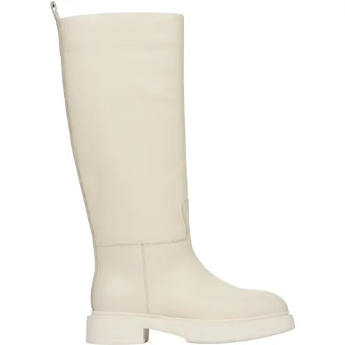 Women`s Leather Knee-High Boots Er00112102 , female, Sizes: 5 UK - Estro - Modalova