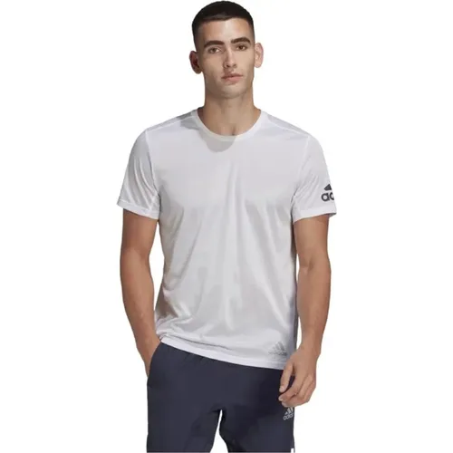 Rotes Baumwoll-T-Shirt mit Frontdruck , Herren, Größe: L - Trussardi - Modalova