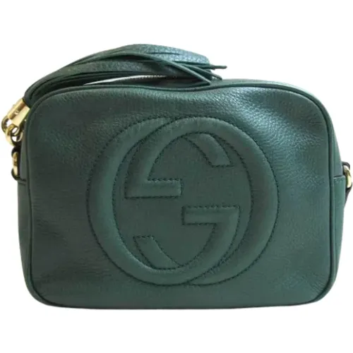 Pre-owned Leather Shoulder Bag , female, Sizes: ONE SIZE - Gucci Vintage - Modalova