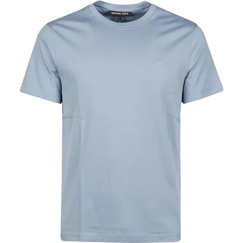 Chambray T-Shirt für Herren , Herren, Größe: M - Michael Kors - Modalova