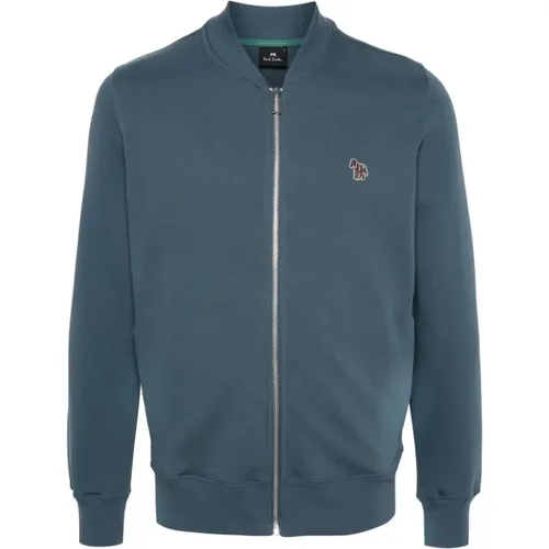 Cotton Jersey Zip Coat , male, Sizes: S, XL, 2XL - Paul Smith - Modalova