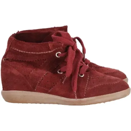 Pre-owned Suede sneakers , female, Sizes: 6 UK - Isabel Marant Pre-owned - Modalova