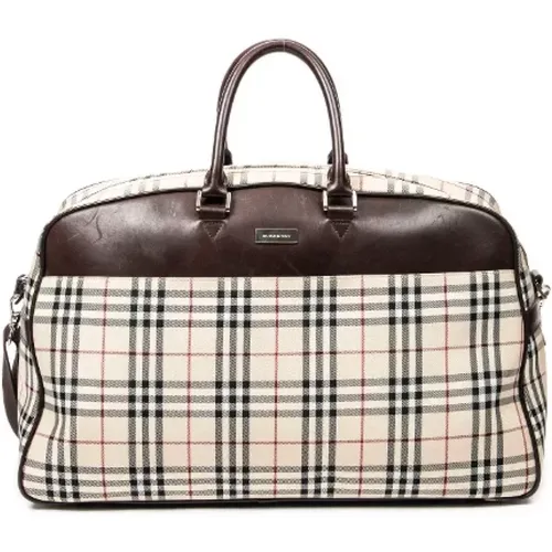 Pre-owned Canvas travel-bags , female, Sizes: ONE SIZE - Burberry Vintage - Modalova