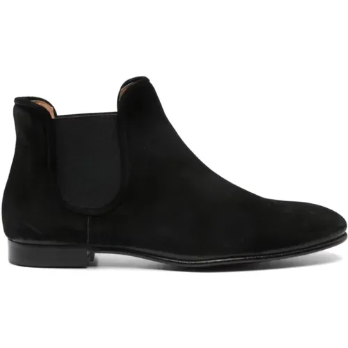 Schwarze Gema Stiefeletten Slip-on Design , Damen, Größe: 39 EU - Pedro García - Modalova