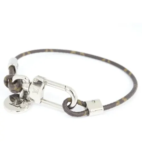 Pre-owned Coated canvas bracelets , female, Sizes: ONE SIZE - Louis Vuitton Vintage - Modalova