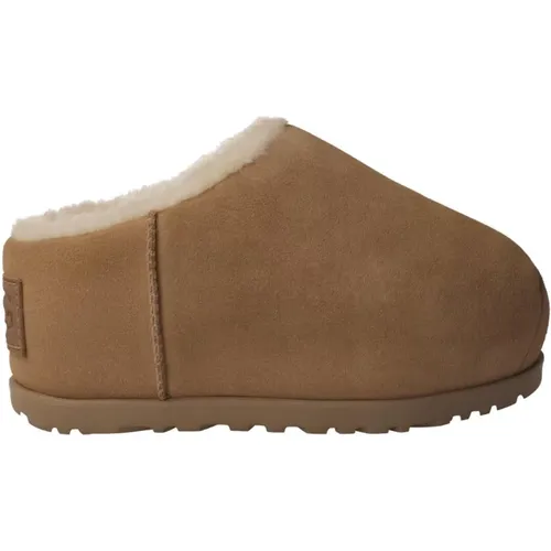 Kamel Slide Clogs mit Gepolsterter Schaumstoff , Damen, Größe: 37 EU - Ugg - Modalova