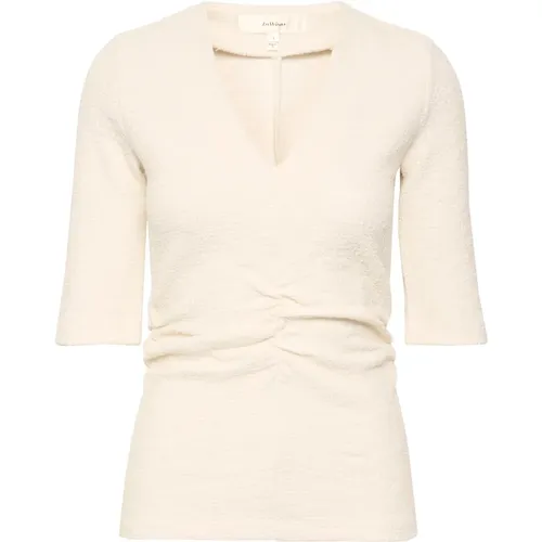 Draped V-Neck Top Whisper , female, Sizes: M - InWear - Modalova