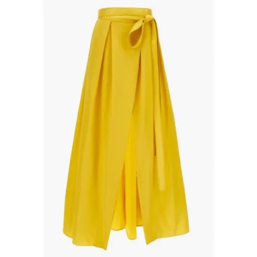 Taffeta Wraparound Skirt , female, Sizes: S - pinko - Modalova