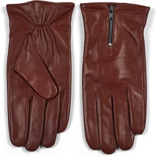 Barney Leather Gloves , male, Sizes: L, M, S, XL - Howard London - Modalova