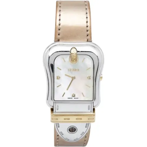 Pre-owned Stainless Steel watches , female, Sizes: ONE SIZE - Fendi Vintage - Modalova
