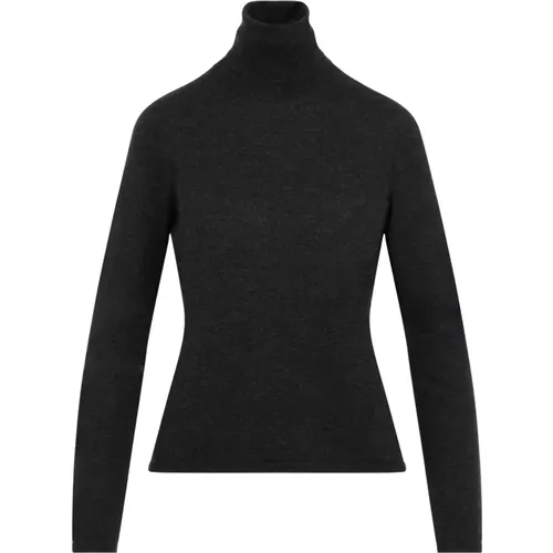 Cashmere Turtleneck Sweater Grey , female, Sizes: S - Max Mara - Modalova