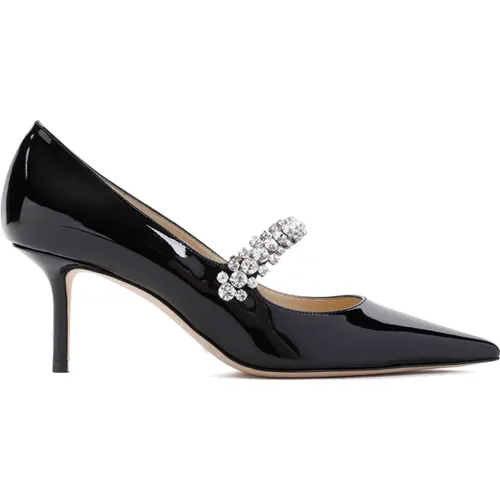 Patent Leather Crystal Pumps , female, Sizes: 3 UK, 5 1/2 UK, 5 UK, 4 1/2 UK, 6 1/2 UK, 4 UK, 7 UK, 6 UK - Jimmy Choo - Modalova