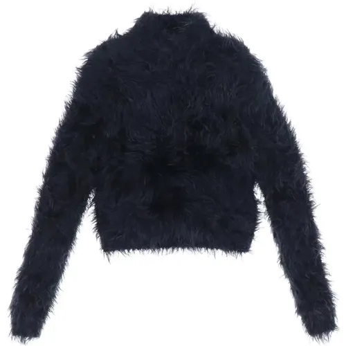 Fur Cropped Turtleneck , female, Sizes: XS - Ambush - Modalova