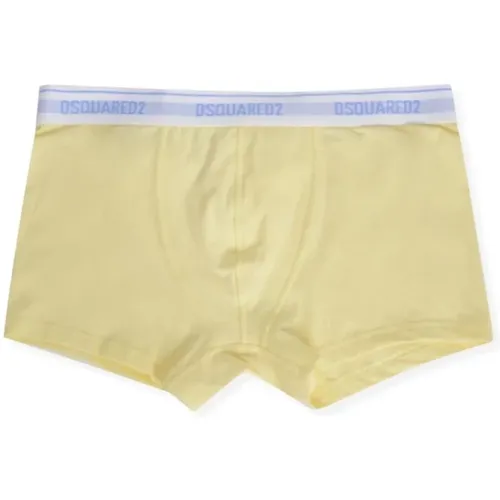 Contrast Waistband Boxers , male, Sizes: XL, L, M, 2XL - Dsquared2 - Modalova