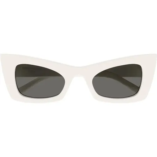 Modern Cat-Eye Sunglasses , female, Sizes: 49 MM - Saint Laurent - Modalova