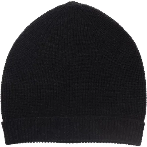 Ribbed Beanie Hat Accessories , male, Sizes: ONE SIZE - Alpha Studio - Modalova