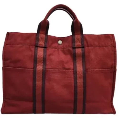 Pre-owned Cotton totes , female, Sizes: ONE SIZE - Hermès Vintage - Modalova