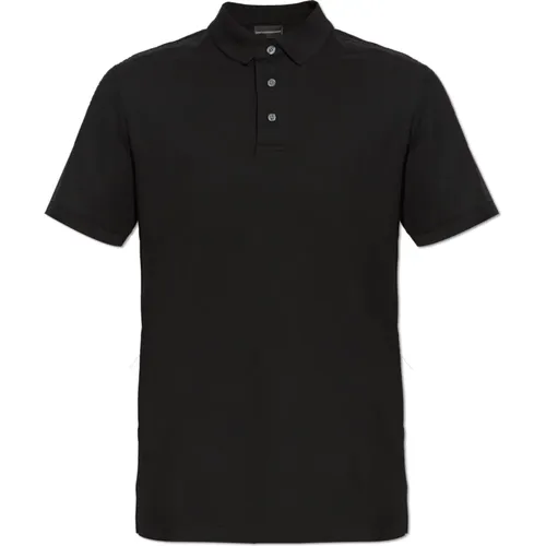 Polo mit gesticktem Logo - Emporio Armani - Modalova