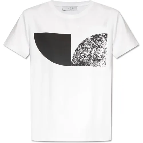 Aloi printed T-shirt , female, Sizes: S, XS - IRO - Modalova