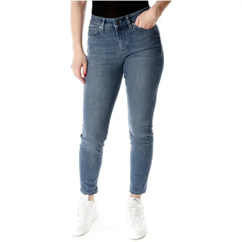 Cropped Skinny Fit Mid Waist Jeans , Damen, Größe: W29 L32 - drykorn - Modalova