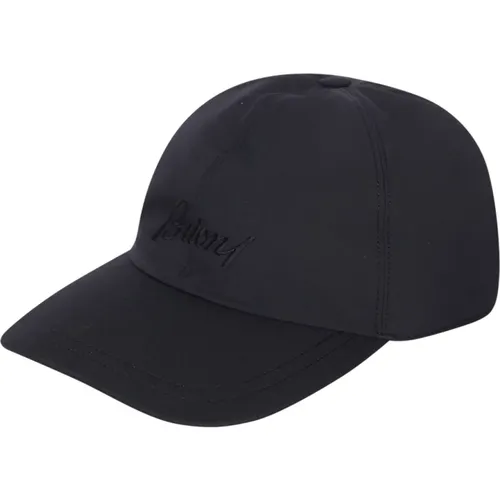 Visor Embroidered Logo Hat , male, Sizes: L, M - Brioni - Modalova