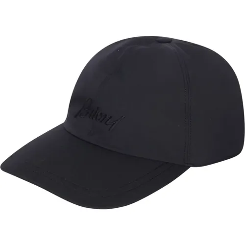 Visor Embroidered Logo Hat , male, Sizes: M - Brioni - Modalova