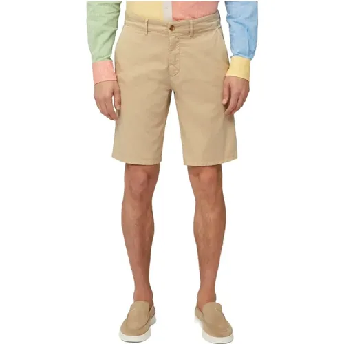 Cotton Elastane Bermuda Shorts , male, Sizes: L, 2XL, XL, M - Harmont & Blaine - Modalova