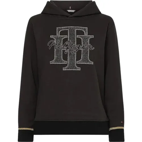 Hooded Sweatshirt , female, Sizes: XS/S - Tommy Hilfiger - Modalova