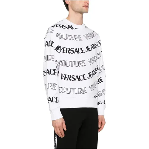 Men's Clothing Sweatshirts Ss24 , male, Sizes: L, M, S - Versace Jeans Couture - Modalova