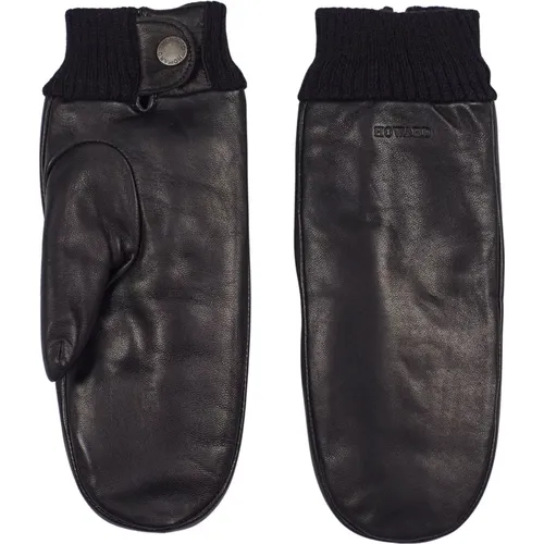 Damen Lederhandschuhe Schwarz , Herren, Größe: 8 IN - Howard London - Modalova