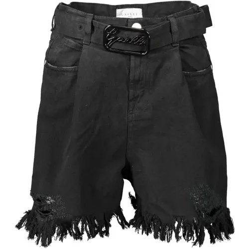 Fringed Shorts with Removable Belt , female, Sizes: W27, W30 - Gaëlle Paris - Modalova