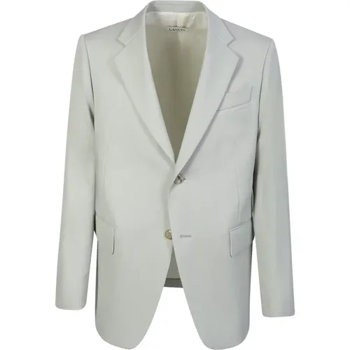 Men's Clothing Blazer Ss24 , male, Sizes: L, M - Lanvin - Modalova