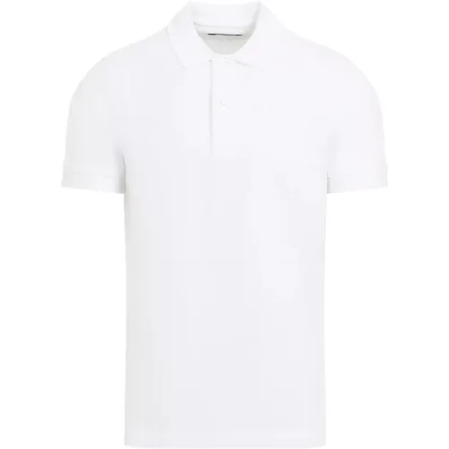 Klassisches Weißes Poloshirt , Herren, Größe: S - Tom Ford - Modalova