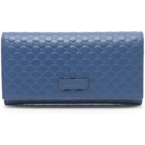 Pre-owned Leather wallets , female, Sizes: ONE SIZE - Gucci Vintage - Modalova