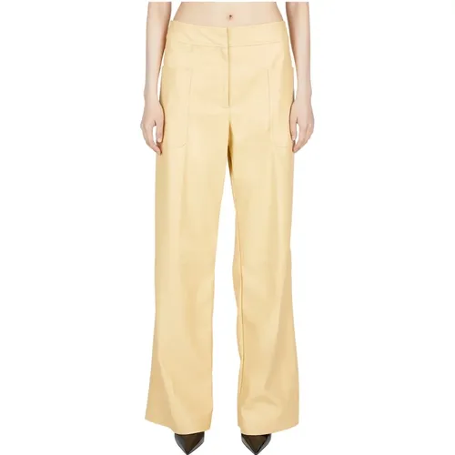 Wide Leg Vegan-Leather Pants , female, Sizes: S, XS - Stella Mccartney - Modalova