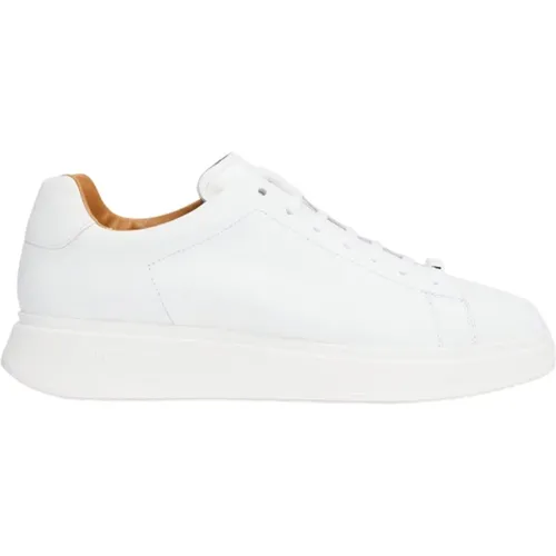 High-Quality Leather Sneakers , male, Sizes: 10 UK, 11 UK, 6 UK, 9 UK - Boss - Modalova