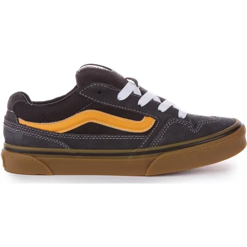Caldrone Navy Yellow Sneakers , female, Sizes: 5 UK, 6 UK, 3 UK, 4 UK - Vans - Modalova