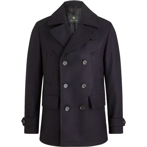 Milford Peacoat in Navy , male, Sizes: L, XL, M - Belstaff - Modalova