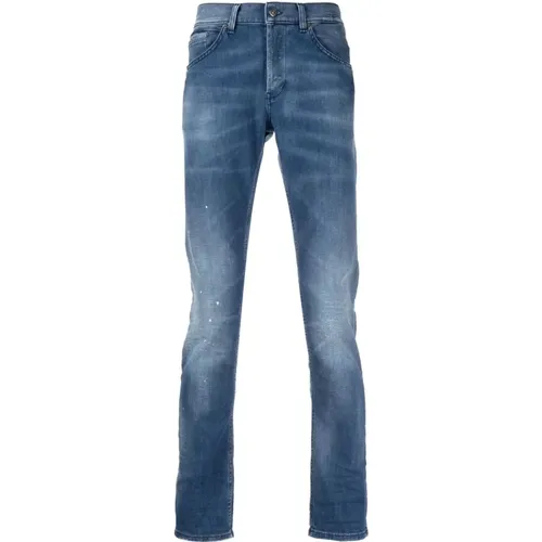 Slim-Cut Leg Jeans , male, Sizes: W29, W32 - Dondup - Modalova