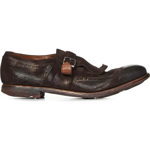 Loafer Shoes Vintage Brogue Style , male, Sizes: 10 UK, 8 UK, 9 UK - Church's - Modalova