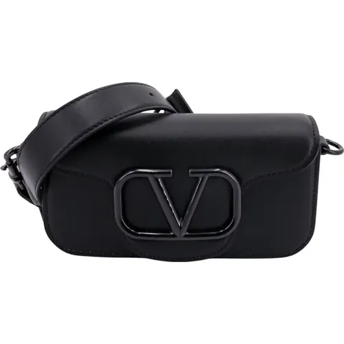 Leather Shoulder Bag , male, Sizes: ONE SIZE - Valentino Garavani - Modalova