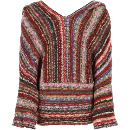 Multicolor Oversize Pullover mit Regenerierten Garnen - Vitelli - Modalova