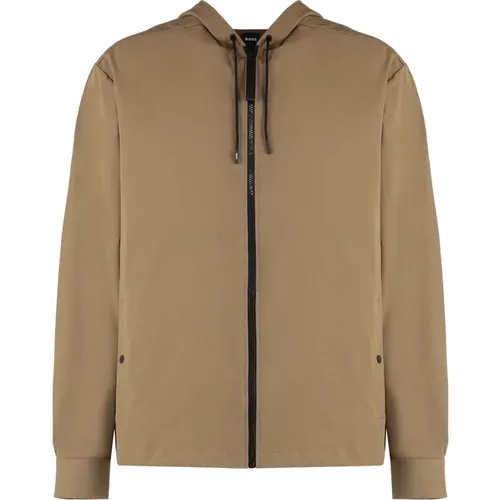 Verstellbare Windbreaker-Jacke mit Elastan und Polyester - Hugo Boss - Modalova