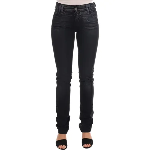 Luxuriöse Graue Regular Fit Jeans , Damen, Größe: W26 - John Galliano - Modalova