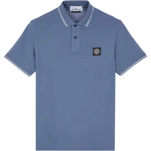 Kurzarm-Polo , Herren, Größe: M - Stone Island - Modalova