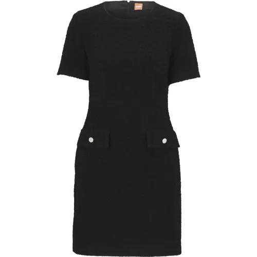 Short Sleeve Business Dress , female, Sizes: XL - Hugo Boss - Modalova