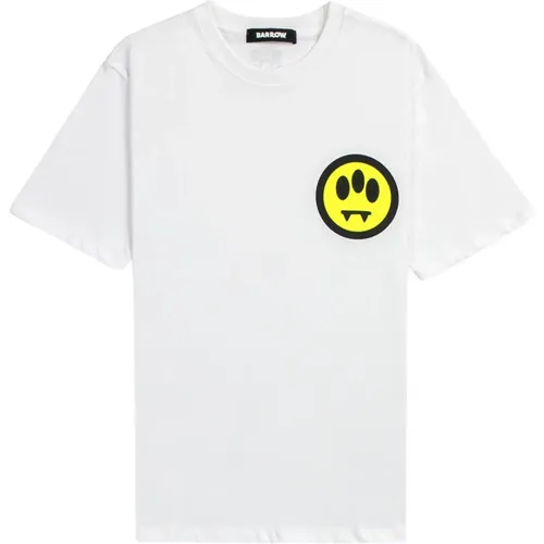 Shirt mit Logo-Print , Herren, Größe: L - Barrow - Modalova