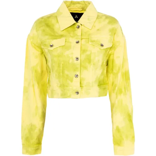 Hypnotic Tie Dye Jeansjacke Damen - PATRIZIA PEPE - Modalova