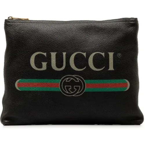 Pre-owned Leder clutches - Gucci Vintage - Modalova