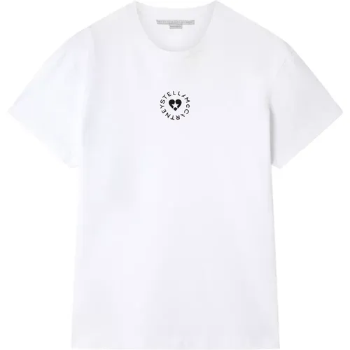 Mini Heart T-Shirt in Reinweiß - Stella Mccartney - Modalova